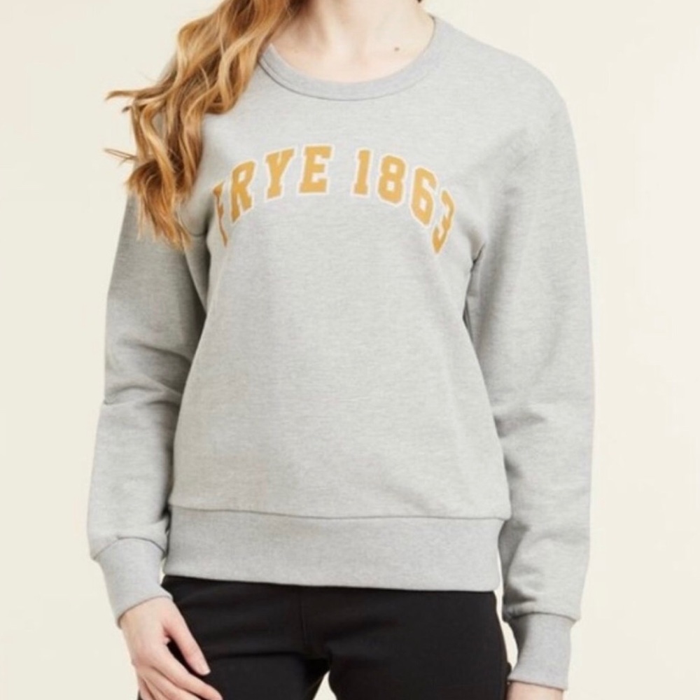 FRYE 1863 Logo crew neck sweater